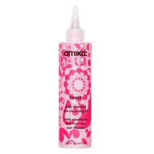 Amika Reset Huile Démaquillante au Charbon Rose 200ml