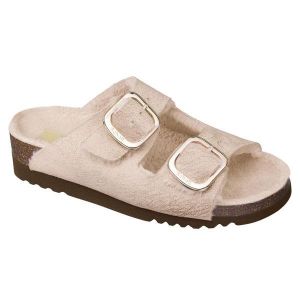 Scholl Chaussures de Confort Mules Ilary Fluffy Rose Taille 37