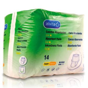 Alvita Culottes Absorbantes Super Medium 14 unit&eacute;s
