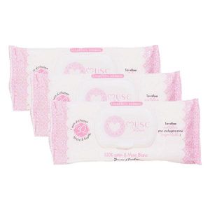 Musc Intime Lingettes Parfum&eacute;es Musc Blanc - Lot 3 x 30 Lingettes
