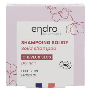 Endro Shampoing Solide Cheveux Secs 100% d’origine naturelle 85 ml