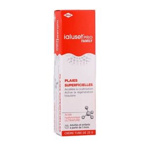 IalusetPro Family Cr&egrave;me Cicatrisante Plaies Superficielles 25g