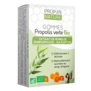 Propos' Nature Apith&eacute;rapie Gomme de Propolis P&eacute;pins de Pamplemousse Eucalyptus Bio 45g