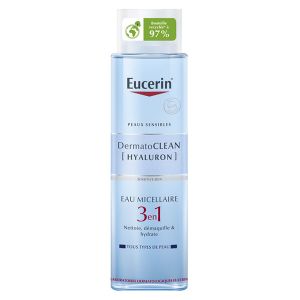 Eucerin DermatoClean Hyaluron Eau Micellaire 3 en 1 Tous Types de Peaux 400ml