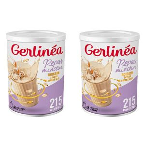 Gerlinéa Boisson Repas Minceur - Saveur Avoine Miel - 16 repas - Lot de 2
