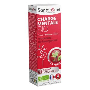 Santarome Charge mentale Bio Mac&eacute;rat de bourgeons Vitalit&eacute; 30 ml