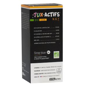 Aragan Synactifs TUX Actifs&reg; Sirop toux 3 ans et plus 125ml