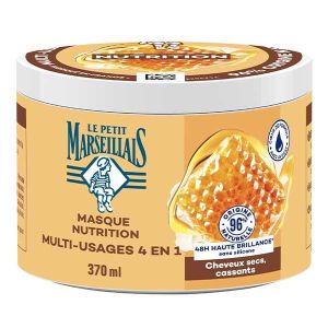 Le Petit Marseillais Masque Soin Capillaire Nutrition  Multi Usage 4en1 - 370ml