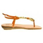 Cassis Côte d'Azur  Sandales Tongs Typie Orange