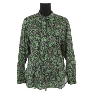 Chloe Stora  Blouses Tunique en coton verte