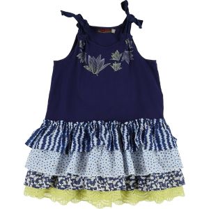 Catimini  Robe enfant Robe bleu, blanc, jaune