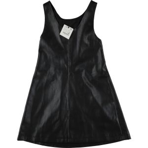 Zara  Robe enfant Robe imitation cuir noir