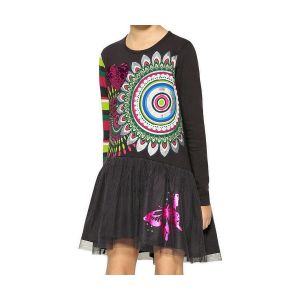 Desigual  Robe enfant robe fille rouge 17WGVK44 bleu