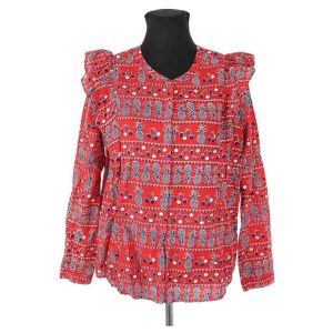Des Petits Hauts  Blouses Blouse en coton rouge
