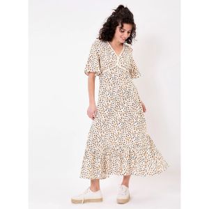 La Fiancee Du Mekong  Robe Robe longue évasée gaze de coton bio PEARL