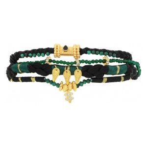Hipanema  Bracelets Manchette  Bosphore black S