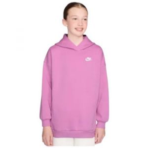 Nike  Sweatshirts &agrave; capuche SWEAT ROSE FILLE  - LT MAGENTA/LT MAGENTA/WHITE - L