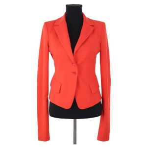 Patrizia Pepe  Veste Blazer en coton rouge