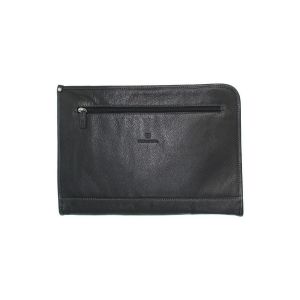 Hexagona  Porte document Conferencier  en cuir ref 40238 noir 37*27*6 cm