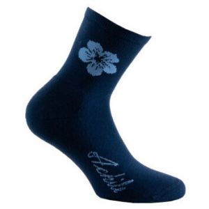 Achile  Chaussettes Socquettes sport fleurs c&ocirc;tes 1/1 coton fabrication fran&ccedil;aise