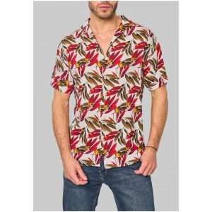 Kebello  Chemise Chemisette à motifs Rouge H