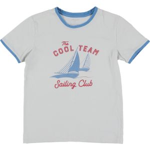 Cyrillus   T-shirt enfant T-shirt blanc, bleu