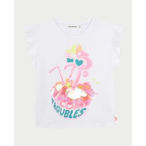Billieblush  T-shirt enfant T-shirt Jersey Volant Paillettes