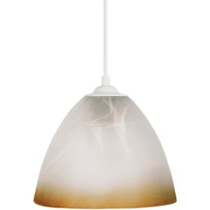 Tosel  Lustres, suspensions et plafonniers Suspension cloche verre marron