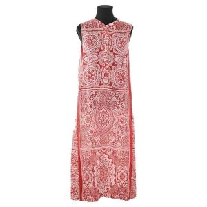 Chloe Stora  Robe Robe en coton rouge