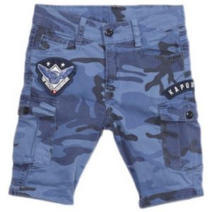 Short enfant Kaporal Bermuda GarÃ§on Kamo Blue Camou - Couleur 8 ans,10 ans,12 ans,14 ans - Taille multicolor