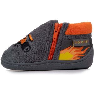 Isotoner  Chaussons enfant Chaussons bottillons zip Enfant Gris Formule 1