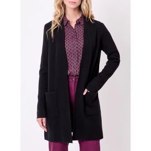 La Fiancee Du Mekong  Gilet Gilet uni long en maille SACHEON