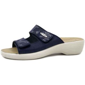 Fly Flot  Mules Femme Chaussures, Mule, Faux Cuir, Semelle Cuir - T5B18BLU