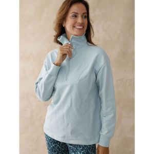 Daxon  Polaire by  - Sweat-shirt col montant zippé