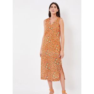 La Fiancee Du Mekong  Robe Robe midi imprimée voile de coton bio LALITA