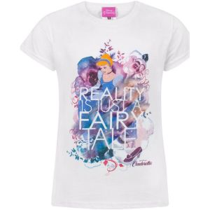 T-shirt enfant Cinderella Reality Is Just A Fairy Tale - Couleur 14 ans,5 / 6 ans,7 / 8 ans,9 / 10 ans - Taille Rouge