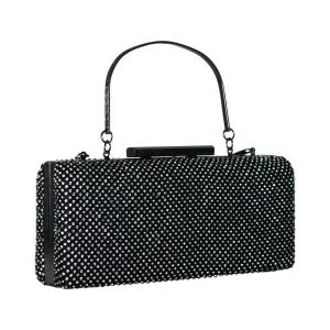 Pochette Chapeau-Tendance Pochette de soirée argenté RITA - Couleur Unique - Taille Noir