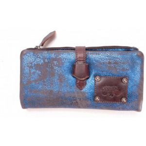 Le Temps des Cerises  Portefeuille Portefeuille en cuir  Sana PM2 Bleu