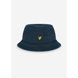Lyle & Scott  Casquette Chapeau baquet en sergé de coton - marine foncée