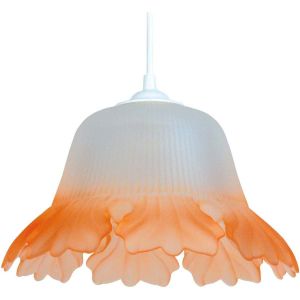 Tosel  Lustres, suspensions et plafonniers Suspension cloche verre ambre