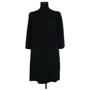 Tara Jarmon  Robe courte Robe en soie noire