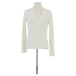 Claudie Pierlot  Pull Pull en coton blanc