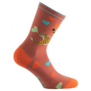 Achile  Chaussettes Mi-chaussette jersey ""Love Panth&egrave;res"" Coton peign&eacute;