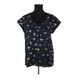 Des Petits Hauts  Blouses Top en coton noir