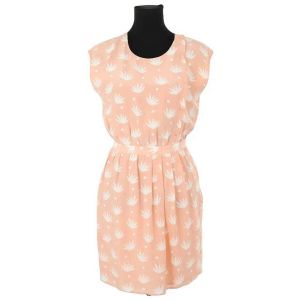 Des Petits Hauts  Robe courte Robe en soie rose