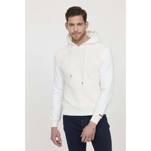 Lee Cooper  Sweat-shirt Pull CAZICO Ivory