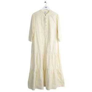 Chloe Stora  Robe Robe en coton jaune