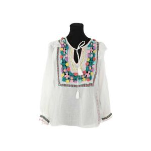 Antik Batik  Blouses Blouse en coton blanche