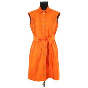 Tara Jarmon  Robe courte Robe en soie orange