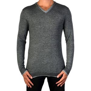 Eleven Paris  Pull Pull Buvi Melange Dark Grey